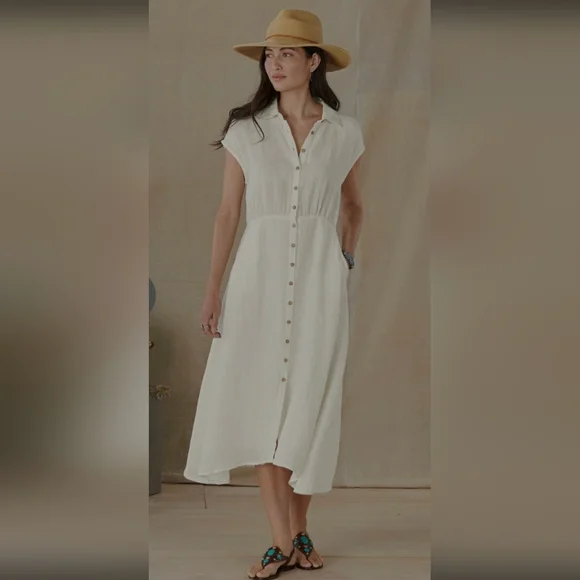 Sundance Brave+True Clarity Linen Midi Dress - Picture 11 of 11